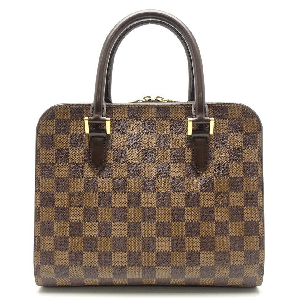 Louis Vuitton Damier Triana Ebene Handbag